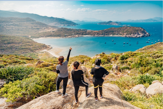 A group of travel buddies