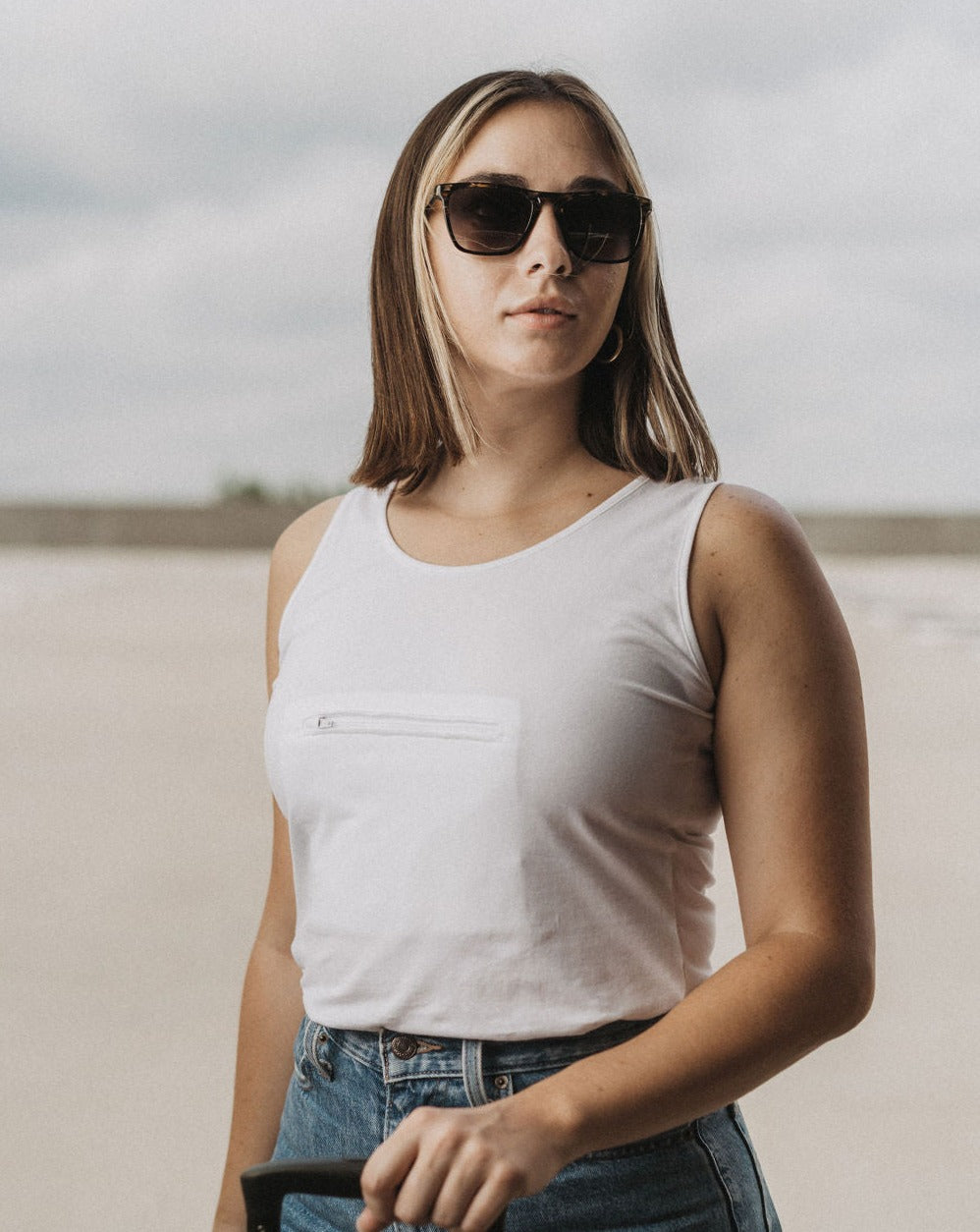 Women's Tank top with Secret Pocket