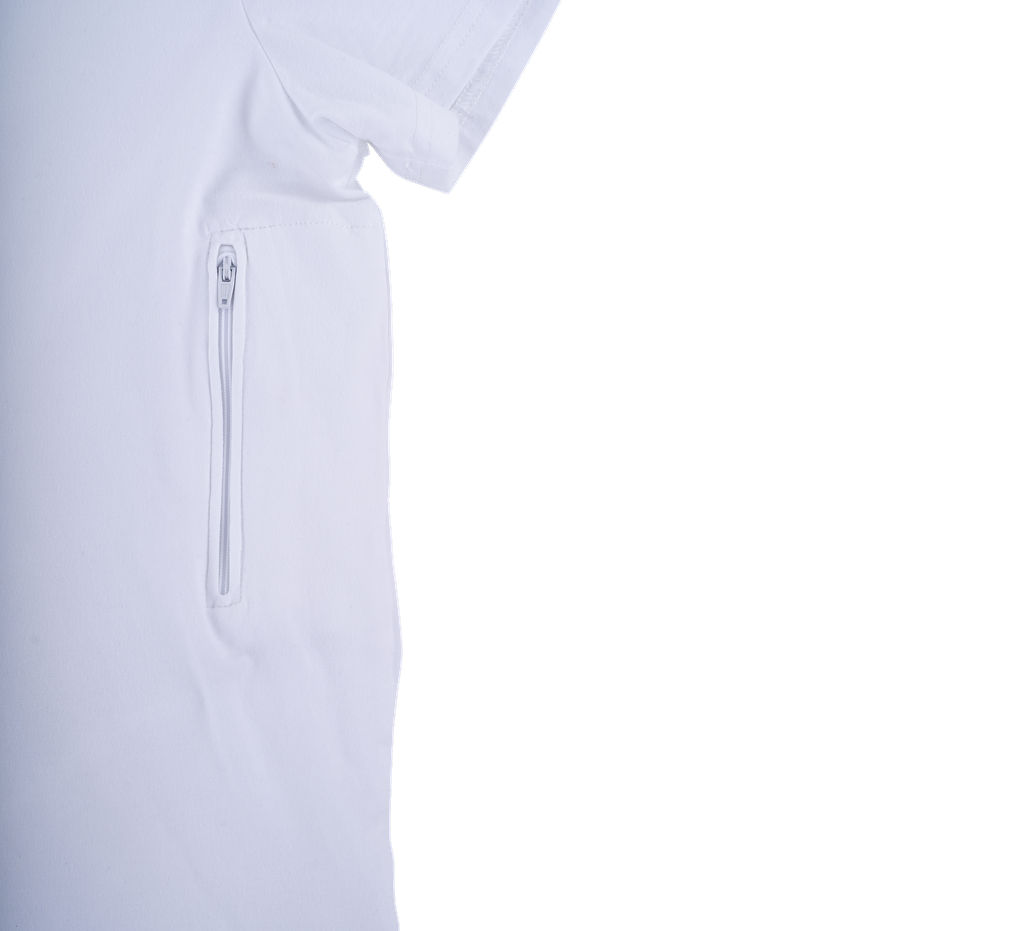V-Neck T-shirt with 2 Hidden Pockets - PickPocket Proof