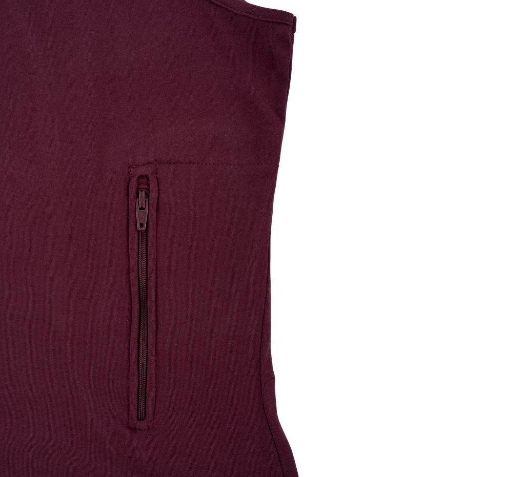 Clever Travel Companion Women's Tank Top - Workout Shirts Summer Tops | Pickpocket & Loss Proof Holiday Tour Ribbed Tank Tops - Sleeveless Tee Shirt with 2 Secret Pockets