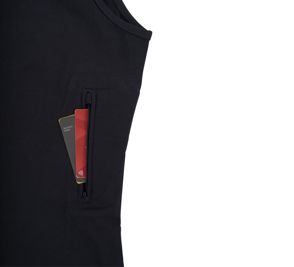 Women s Tank Top with 2 Secret Pockets