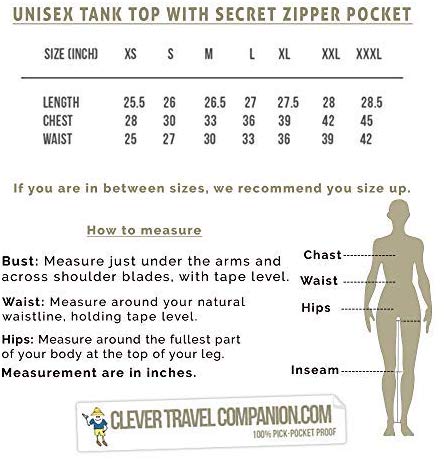 Women's Tank top with Secret Pocket