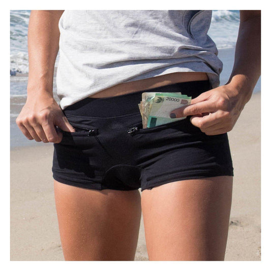 Clever Travel Companion Ladies Travel Leggings with Secret Pockets